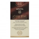 Apivita My Color Elixir Μόνιμη Βαφή Μαλλιών No 6.44 Ξανθό Σκούρο Έντονο Χάλκινο - 1 τεμάχιο