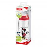NUK First Choice Sports Cup Disney Mickey Mouse Παγουράκι με Καπάκι Push Pull από Σιλικόνη, 450ml