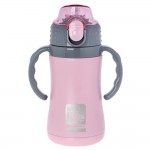 Ecolife Ανοξείδωτο Παγούρι Θερμός Kids Thermos Inox Small 300ml, Χρώμα: Ροζ, 1 τεμάχιο
