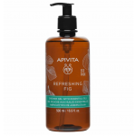 Apivita Eco Pack Refreshing Fig Shower Gel with Essential Oils, Αφρόλουτρο Σύκο με Αιθέρια Έλαια - 500ml