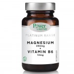 Power Of Nature Platinum Range Magnesium 350mg & Vitamin B6 12mg, 30caps