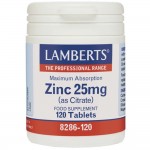 Lamberts Zinc 25mg 120 ταμπλέτες