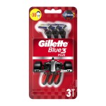 Gillette Blue 3 Plus Red Ξυραφάκια μιας Χρήσης, 3τεμ
