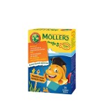 Moller's Omega-3 για Παιδιά - Ζελεδάκια Ψαράκια με γεύση Πορτοκάλι/Λεμόνι, 36 τεμάχια