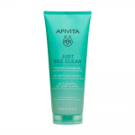 Apivita Just Bee Clear Purifying Cleansing Gel, Καθαριστικό Τζελ Προσώπου για Λιπαρή Επιδερμίδα ή με Τάση Ακμής 200ml