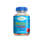 Power Health Omega 3 Kids 60 Gummies, Παιδικό Συμπλήρωμα Διατροφής με Ωμέγα-3, Γεύση Ράσμπερι & Λεμόνι
